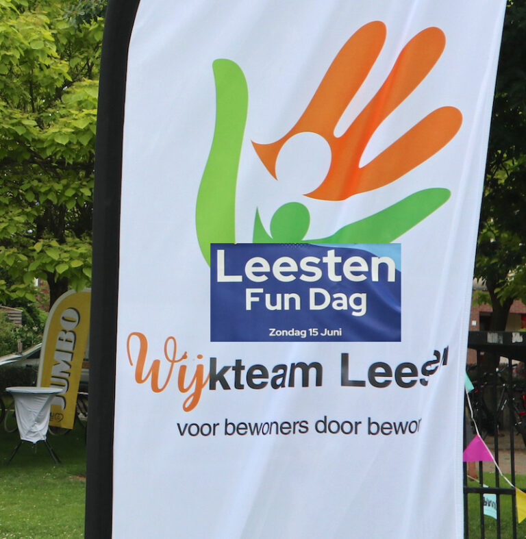 wat een buiten activiteit in de wijk